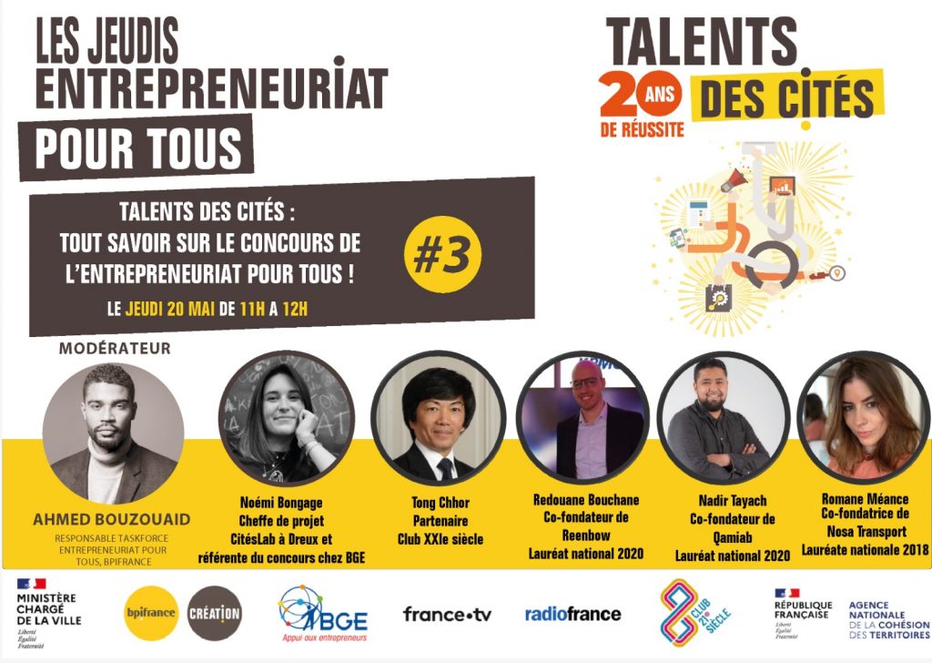 Jeudi Entrepreneuriat Pour Tous Spécial Talents Des Cités Jeudi Entrepreneuriat Pour Tous Spécial Talents Des Cités