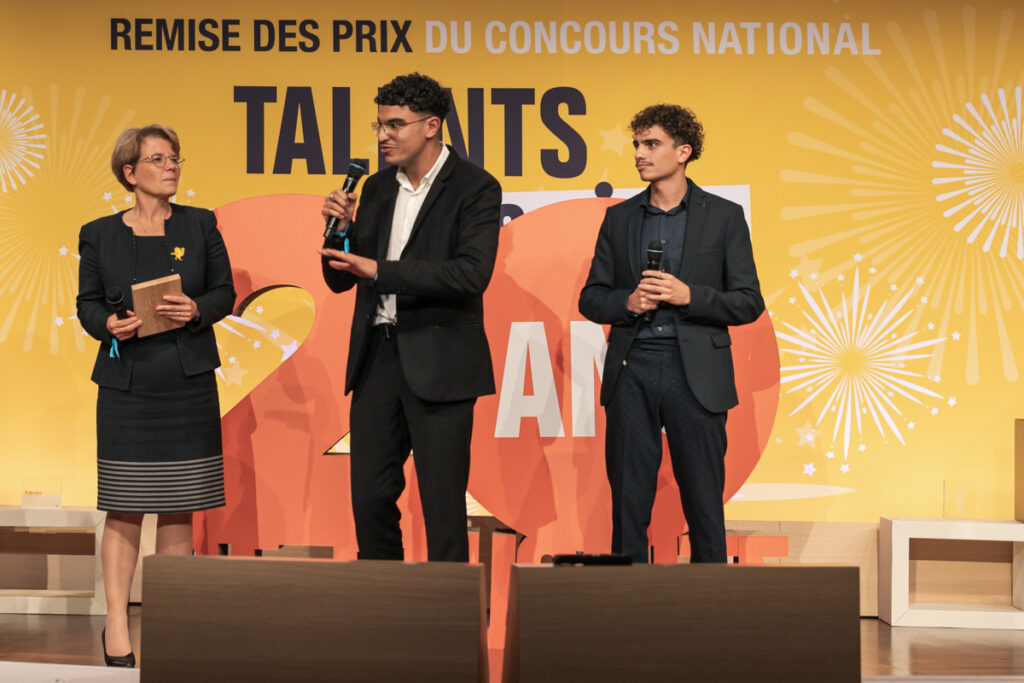 Remise des prix Talents des Cités édition 2021. 7 octobre 2020, ministère de l'économie, Bercy.
